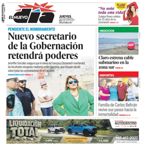 Cover of El Nuevo Dia