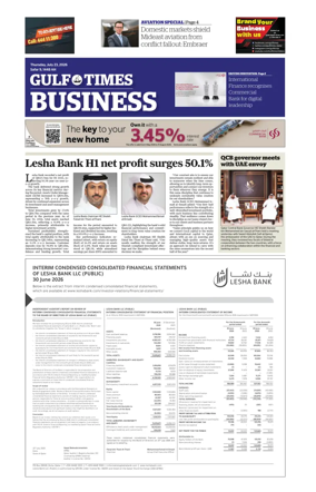 Cover of Gulf Times Business