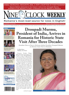 Cover of Nine o clock Weekly (Romania)