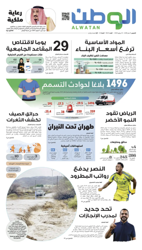 Cover of Al-Watan (Saudi)