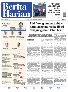 Cover of Berita Harian