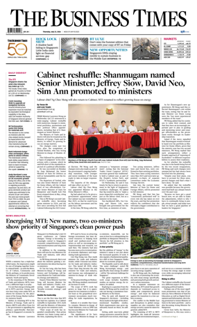 Cover of The Business Times