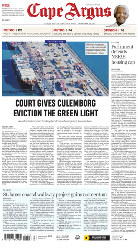 Cover of Cape Argus (PM Edition)