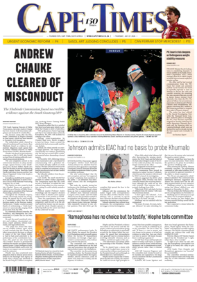 Cover of Cape Times