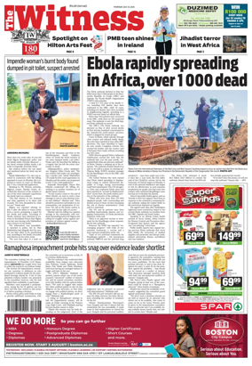 Cover of The Witness (South Africa)