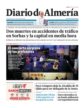 Cover of Diario de Almeria