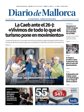 Cover of Diario de Mallorca