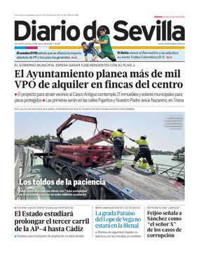 Cover of Diario de Sevilla