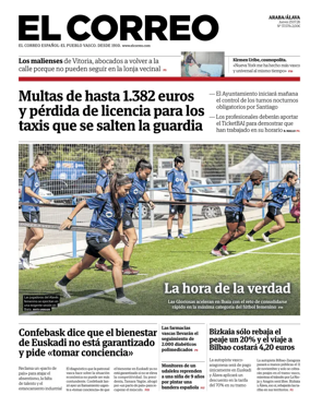 Cover of EL Correo (Alava)