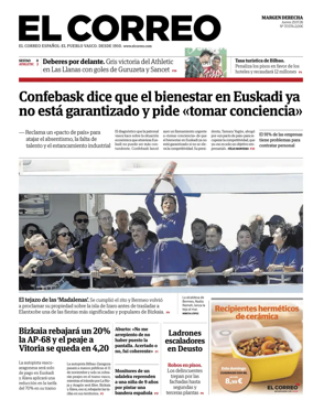Cover of El Correo (Margen derecha)