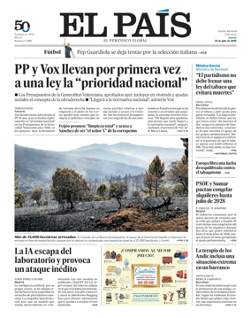 Cover of El Pais (Galicia)