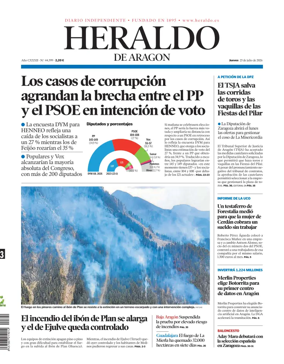 Cover of Heraldo de Aragon