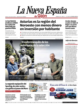 Cover of La Nueva Espana (Gijon)