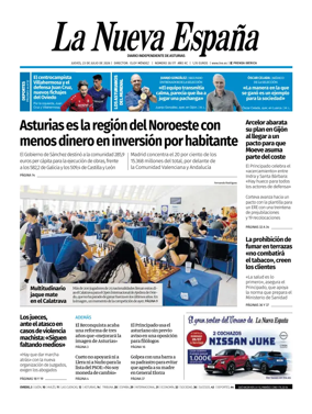 Cover of La Nueva Espana (Oviedo)
