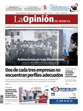 Cover of La Opinion de Murcia
