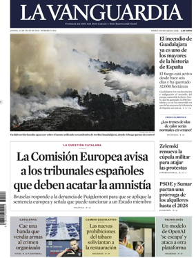 Cover of La Vanguardia (1st Edition)