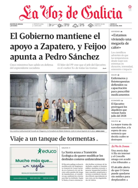Cover of La Voz de Galicia (Arousa)