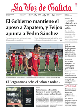 Cover of La Voz de Galicia (Carballo)