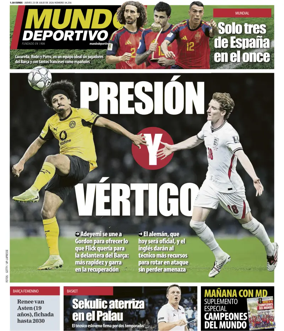 Cover of Mundo Deportivo (At. Madrid)