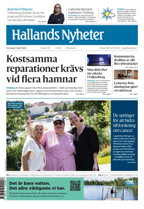 Cover of Hallands Nyheter