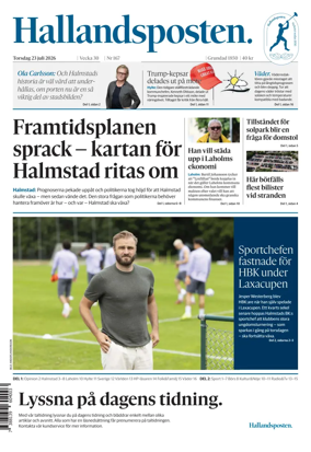 Cover of Hallandsposten