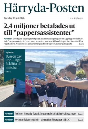 Cover of Harryda-Posten