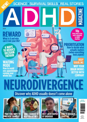 Cover of ADHD Magazine