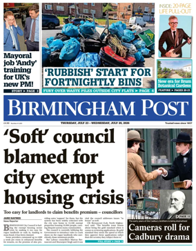 Cover of Birmingham Post