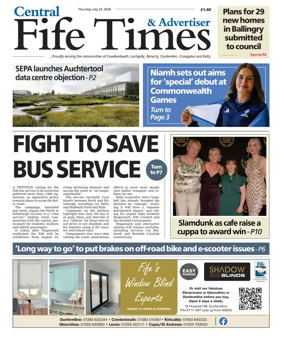 Cover of Central Fife Times