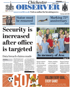Cover of Chichester Observer