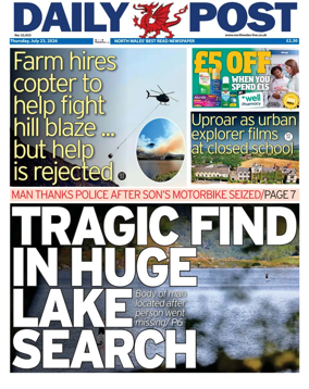 Cover of Daily Post (North Wales)