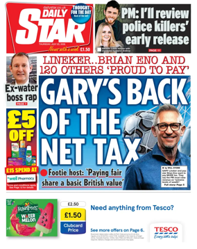 Cover of Daily Star