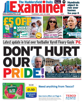 Cover of Huddersfield Daily Examiner