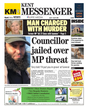 Cover of Kent Messenger Maidstone