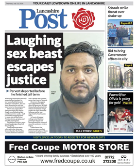 Cover of Lancashire Evening Post