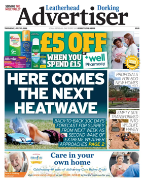 Cover of Leatherhead & Dorking Advertiser