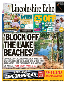 Cover of Lincolnshire Echo