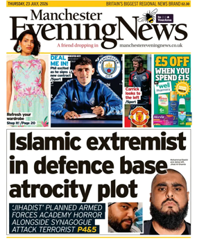 Cover of Manchester Evening News