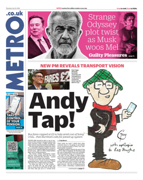 Cover of Metro (UK)