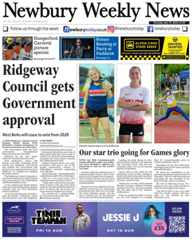 Cover of Newbury Weekly News