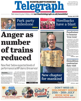 Cover of Northants Evening Telegraph
