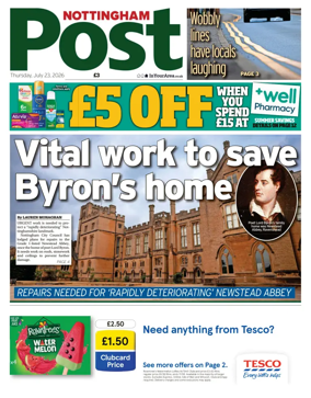 Cover of Nottingham Post