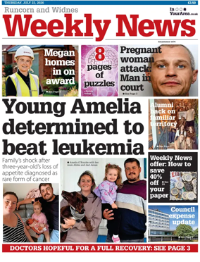 Cover of Runcorn & Widnes Weekly News