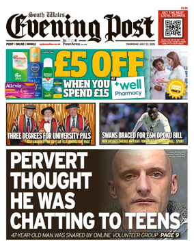 Cover of South Wales Evening Post