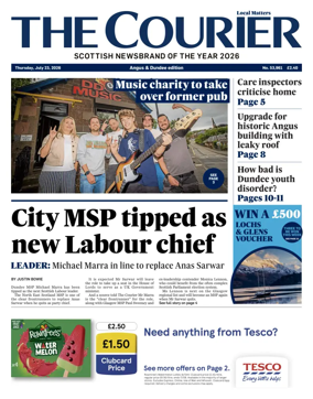 Cover of The Courier & Advertiser (Angus and Dundee)