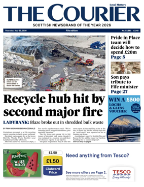Cover of The Courier & Advertiser (Fife Edition)