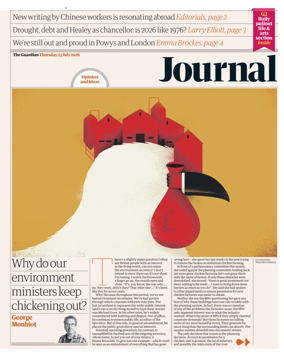 Cover of The Guardian e-paper Journal