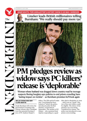 Cover of The Independent
