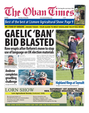 Cover of The Oban Times