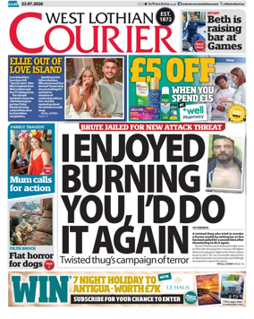 Cover of West Lothian Courier